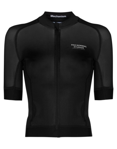 Mechanism jersey zip-up T-shirt