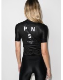 Mechanism jersey zip-up T-shirt