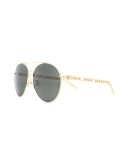 aviator frame charms sunglasses
