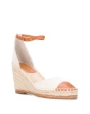 colour block wedge espadrilles
