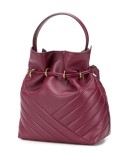 quilted bucket bag