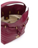quilted bucket bag