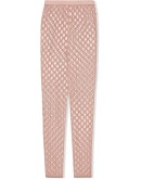 GG embroidered tulle leggings