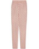 GG embroidered tulle leggings
