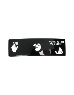 graphic-print hair-clip
