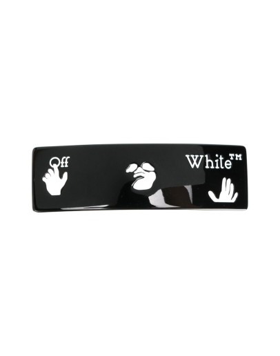 graphic-print hair-clip