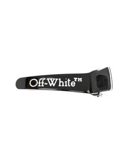 embossed-logo hair clip