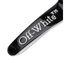 embossed-logo hair clip