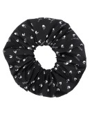 logo-print hair tie