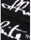 logo-print gloves