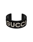 crystal detailed cuff bracelet