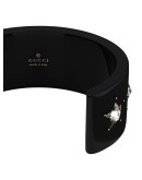 crystal detailed cuff bracelet