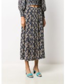 floral-print midi skirt 
