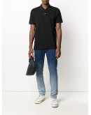 skull patch polo shirt