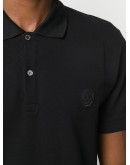 skull patch polo shirt