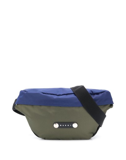 colour-block belt bag