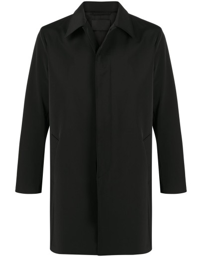 single-breasted midi trench coat