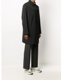single-breasted midi trench coat