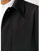single-breasted midi trench coat