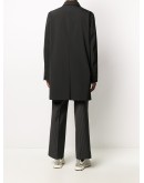 single-breasted midi trench coat