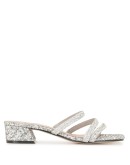 glittered mules