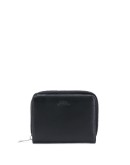 debossed logo compact wallet