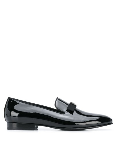 patent leather slippers