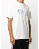 teddy-print T-shirt