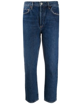 Riley mid-rise cropped jeans 