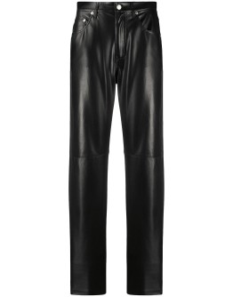 Vinni leather-effect trousers