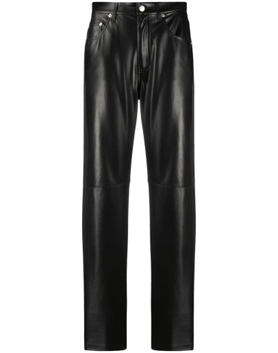 Vinni leather-effect trousers