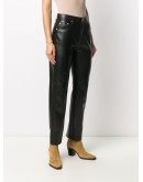 Vinni leather-effect trousers