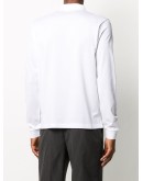 logo-patch long-sleeve polo shirt