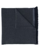 herringbone-pattern scarf