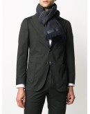 herringbone-pattern scarf