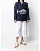 pleated belt bag