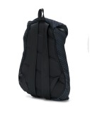pleated diagonal zip backpack