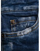 logo print slim-fit jeans