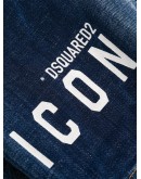 logo print slim-fit jeans