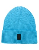Cross knitted beanie