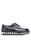 transparent sole brogues