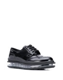 transparent sole brogues