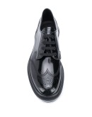 transparent sole brogues