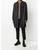 button-up midi raincoat