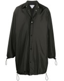 button-up midi raincoat