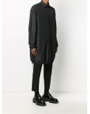 button-up midi raincoat