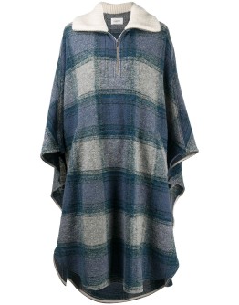 Gabin check cape