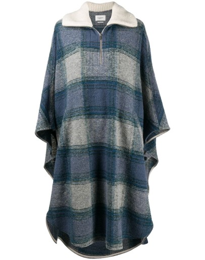 Gabin check cape
