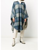 Gabin check cape