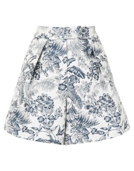 floral-print tailored shorts